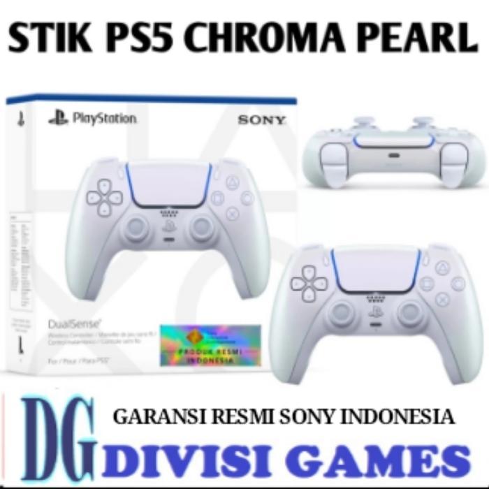 Stik PS5 Dualsense Original Sony Wireless Stik PS5 Chroma Pearl - SONY JPG/EUR