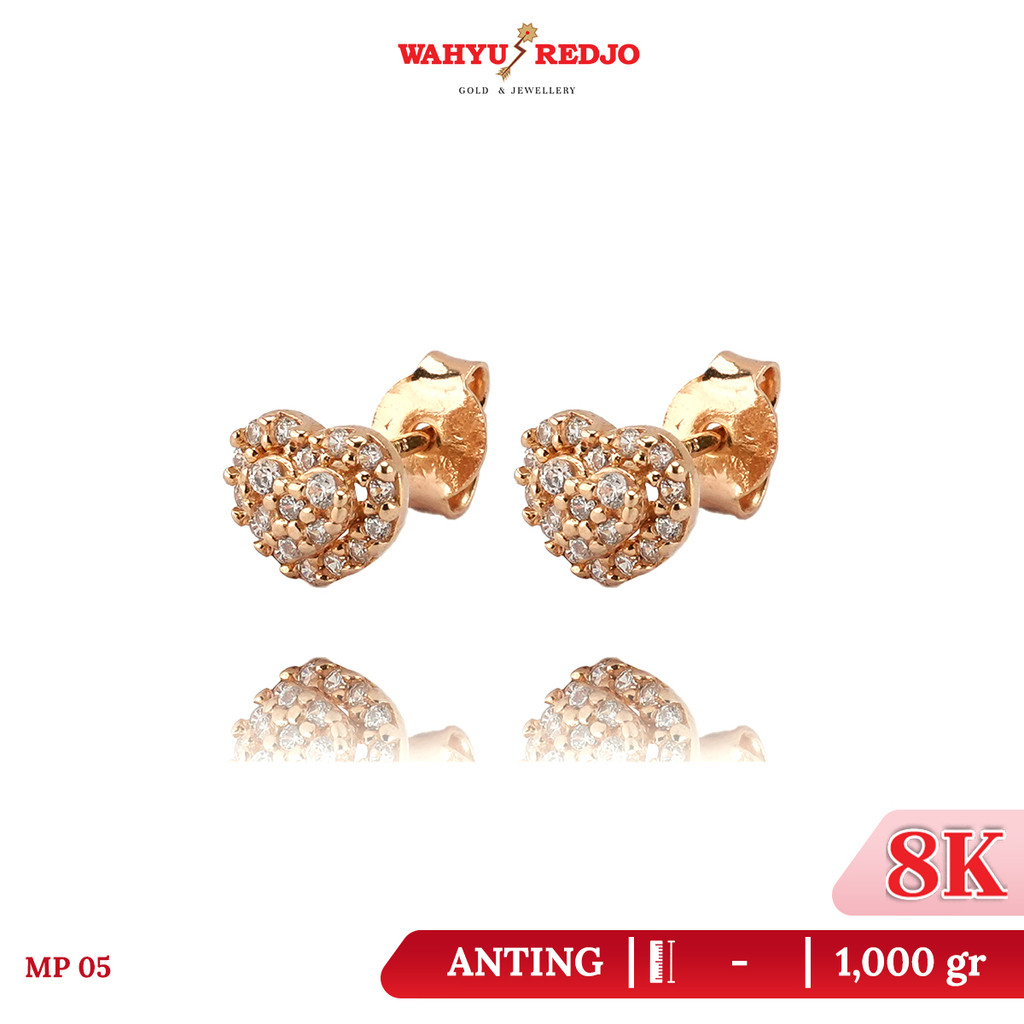 Anting Emas Kadar 8K Wahyu Redjo AN-8K 32044451 Non Pameran