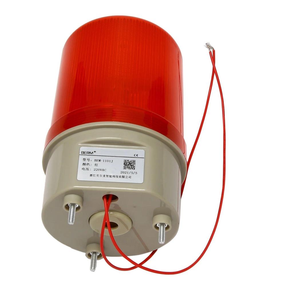 A68Z Industrial Flashing Sound Alarm Light,BEM-1101J 220V Red LED ning Lights Acousto-Optic Alarm Sy