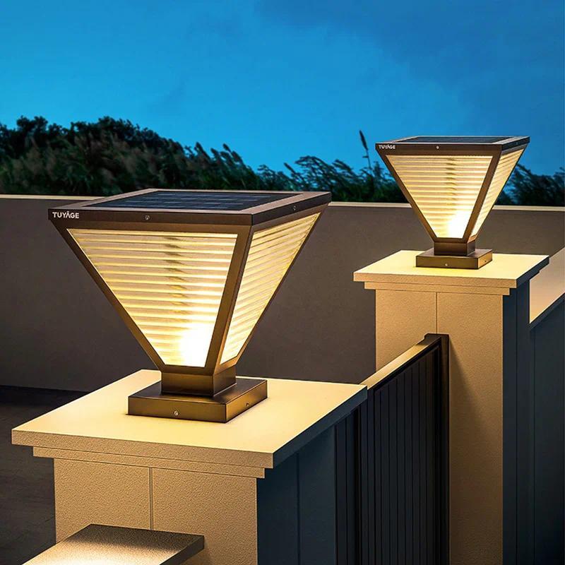 Outdoor column lights solar LED column lights non solar lights outdoor garden decorations outdoor ga