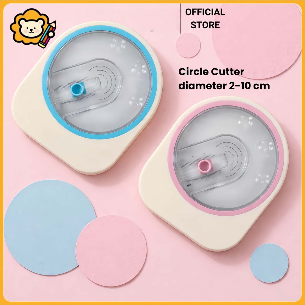 Circle Cutter SUN Journey 2-10cm – Pemotong Kertas Lingkaran untuk Sticker & Craft