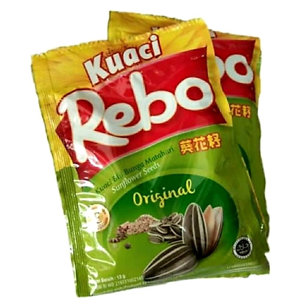 Kuaci REBO Renceng isi: 10 sachet. Rasa: ORIGINAL.