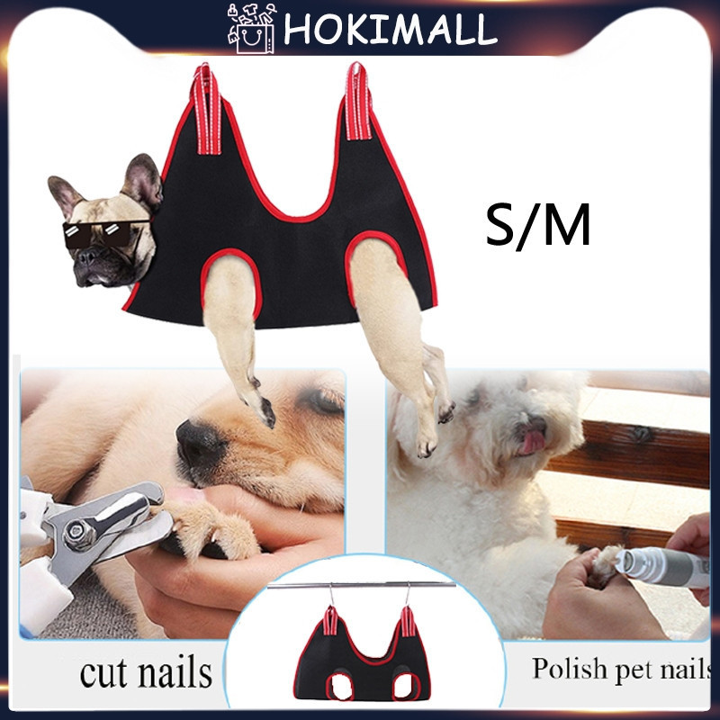 Pet Grooming Hammock - Hammock Assistant Untuk Pet'S Nail Cutting Grooming Hammock Kucing Grooming B