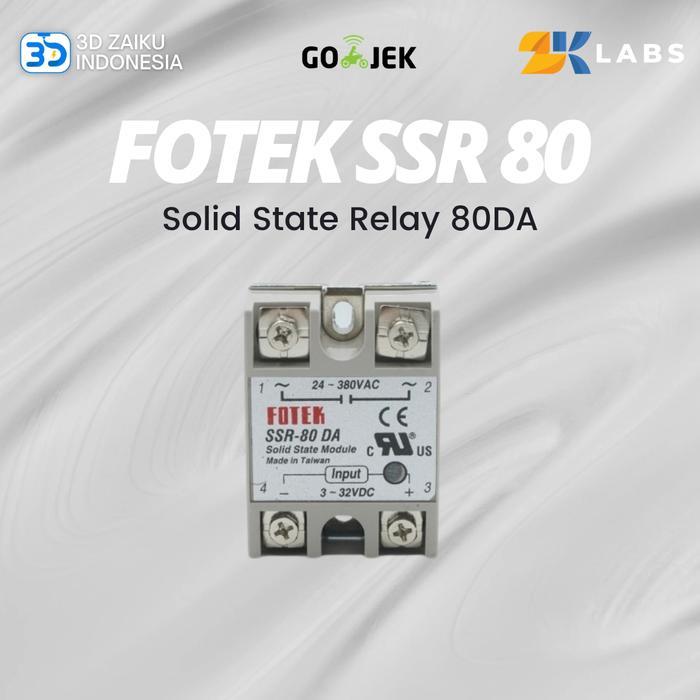 Fotek SSR Solid State Relay SSR 80 DA SSR 80DA