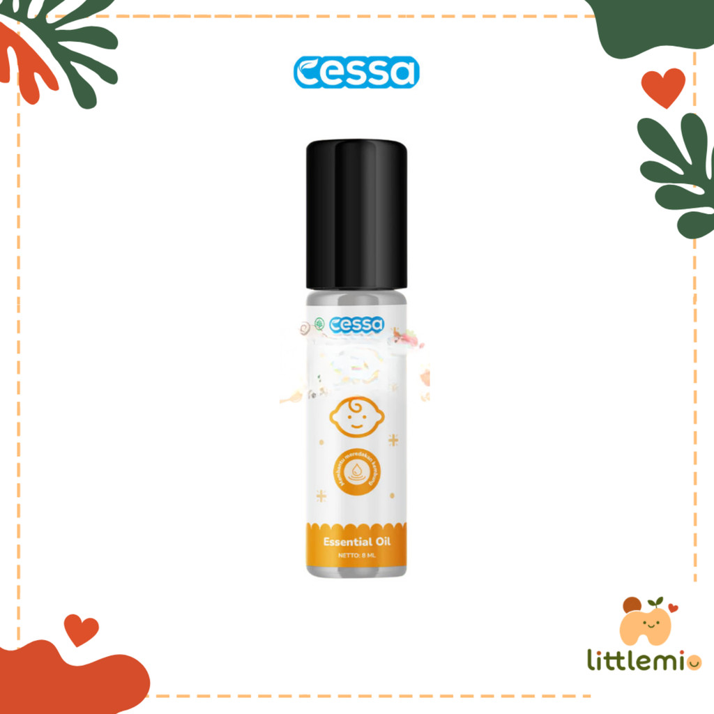 Cessa Baby Lenire 8ml Natural Essential Oil Minyak Bayi Meredakan Perut Kembung Mual BPOM Aman