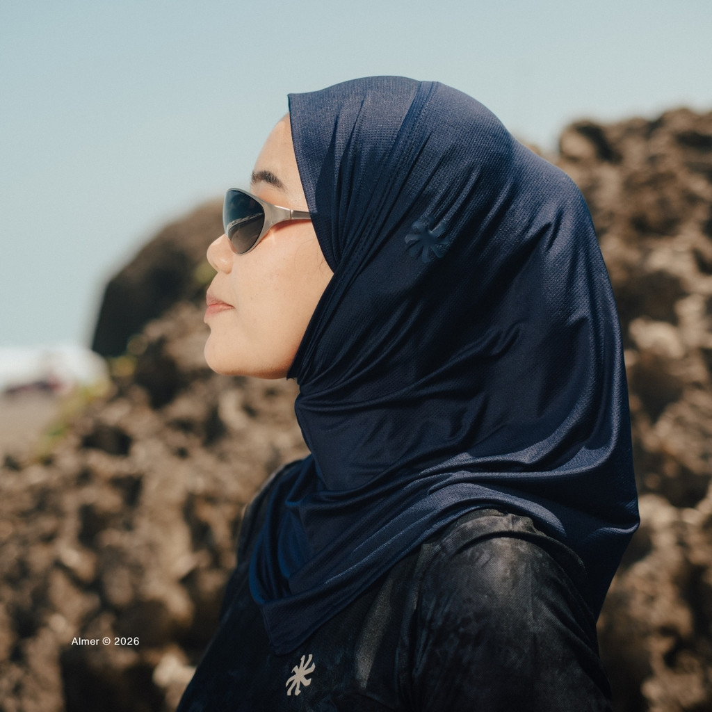 FAST DELIVERY Almer Hijab Sport - Hijab Olahraga Wanita Nyaman by Almer Apparel 2026