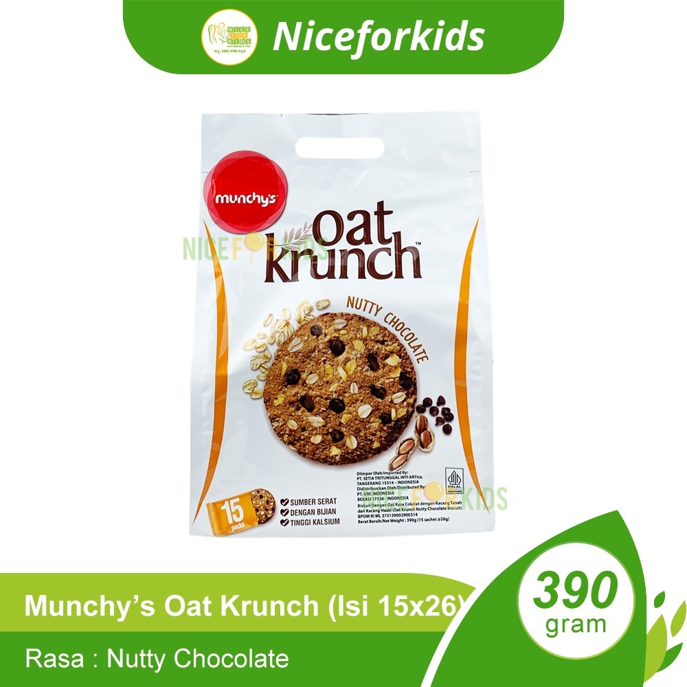 Munchy's Oat Krunch 15x26gr / Biskuit Oat Crunchy