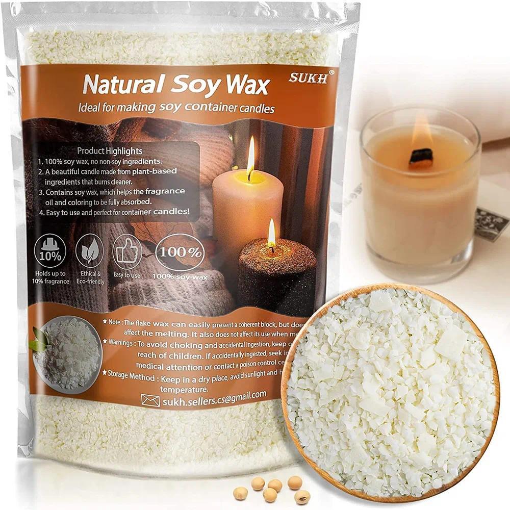 Soy Wax for Candle Making ,Pure Soy Wax Candle Making Soy Wax Supplies for Kids and Adults DIY Cup W