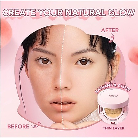 [C205 HONEY BEIGE] YOU The Simplicity Color Corrector CC Cushion 15G