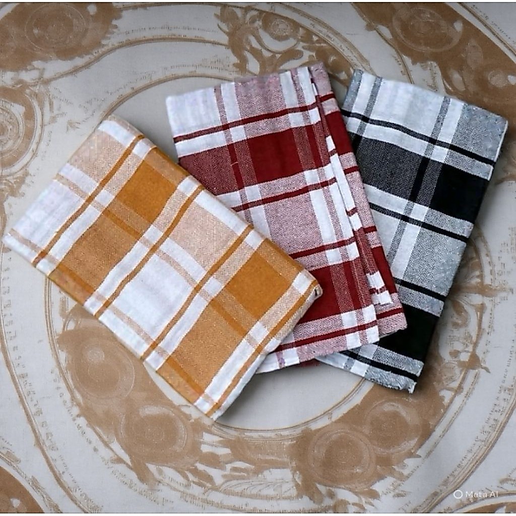 Serbet Dapur Katun Jumbo 60x60cm bahan tebal lembut dapat di cuci kembali dan berkualitas