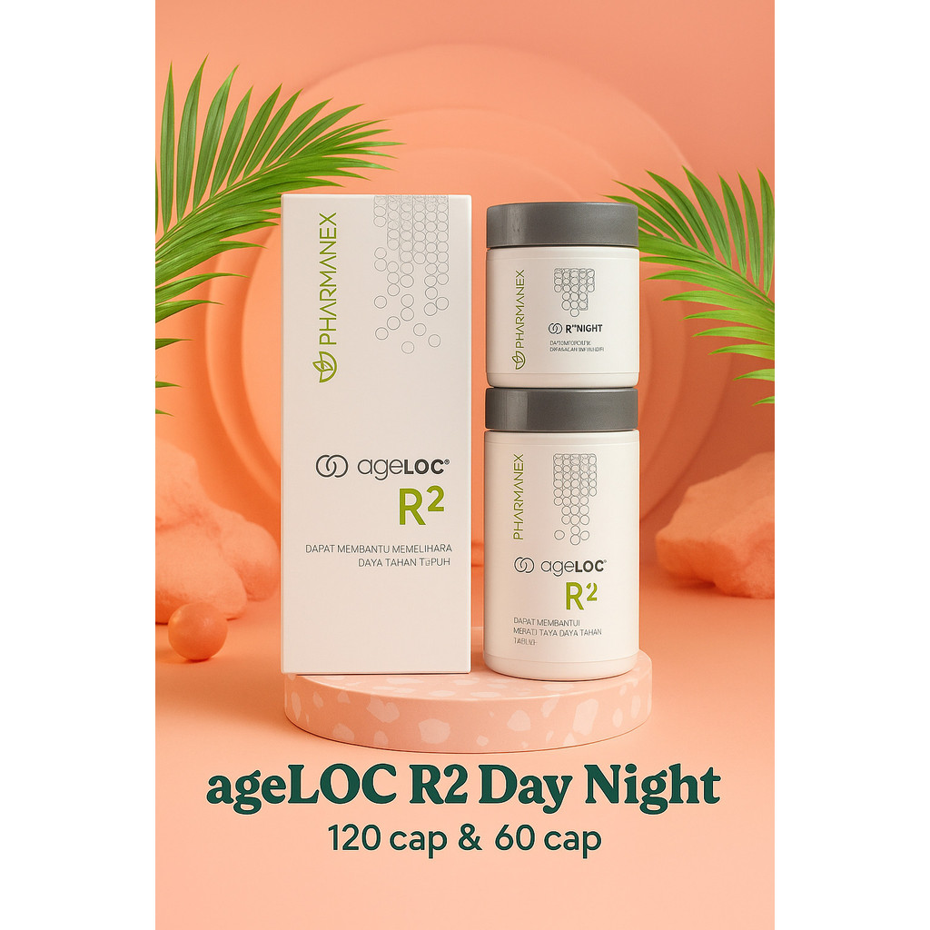 [ New TERJAMIN ] ageLOC R2 Suplemen 120/60 Kapsul - Supplement Metabolisem & Vitalitas, Membersihkan