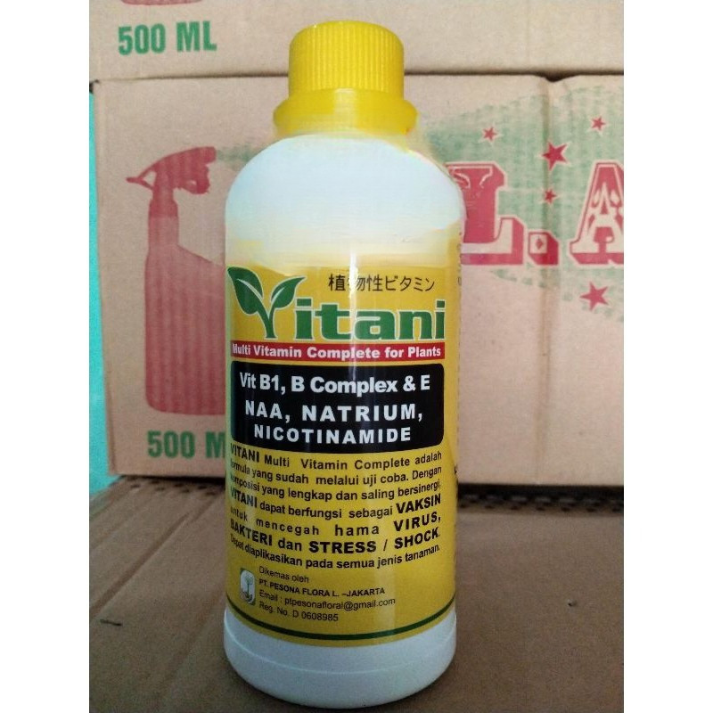 [PUPUK] Pupuk Vitani 500ML Multivitamin B1, B Complex dan E Untuk Tanaman
