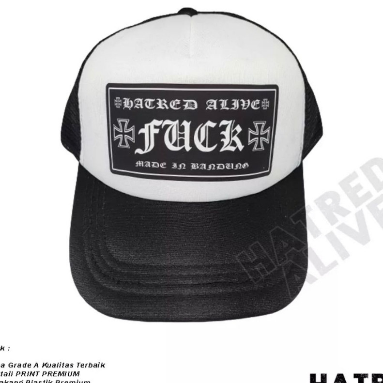 Topi Trucker Premium Distro / Topi Jaring Pria Wanita Casual Import