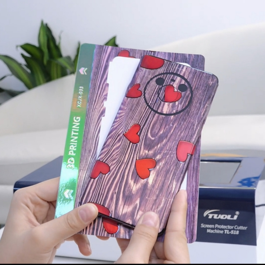 

TUOLI 50pcs 10pcs Color Relief Mobile Phone Back Cover Glass Protector Sheet Mixed Design Rear Sticker TL168 Film Cutter Plotter