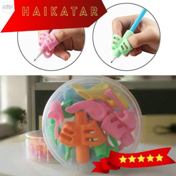 

10x Childrens Pen Pencil Grip Corrector- Kids Hand Writing Gripper