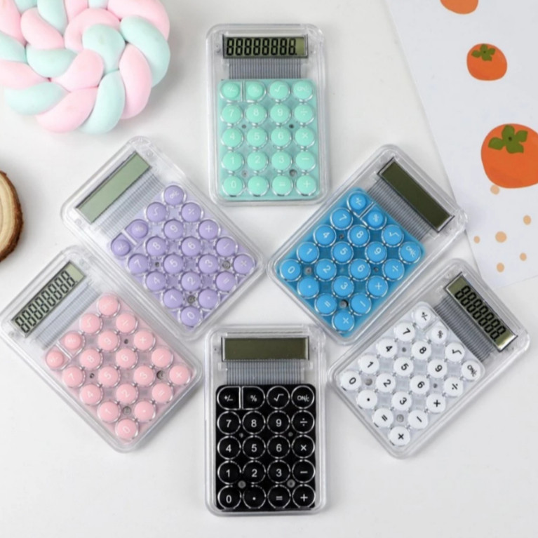 

Calculator Mini Pocket Size Warna Makaron Lucu / Murah 3D / Kalkulator Portabel Aritmatika