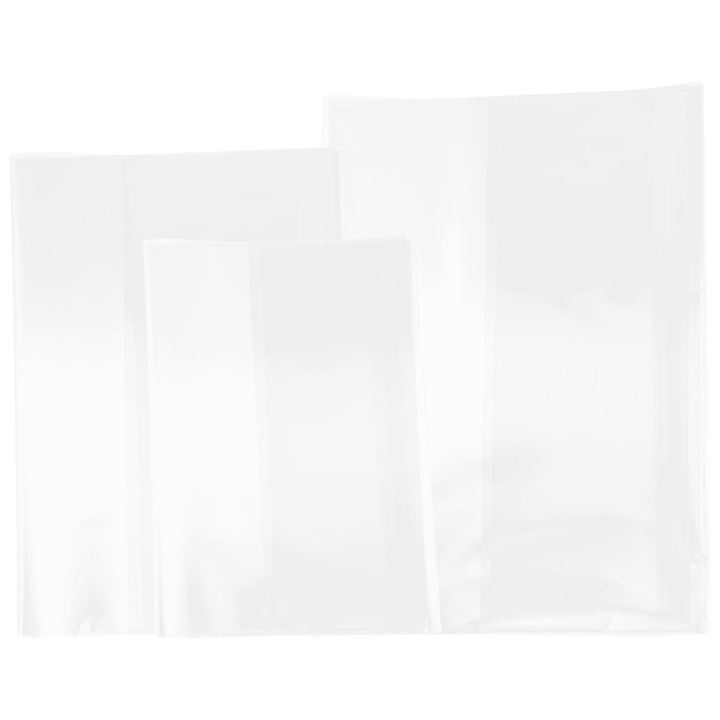 

30 Pcs Transparent Book Covers A4 16K Sizes PVC Reusable Dustproof Waterproof Textbook Protectors For Students Clear Book