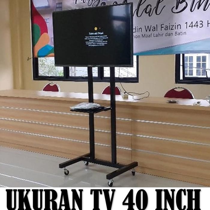 Stand Standing TV Bracket TV Breket TV Braket Tv Roda 40 inch