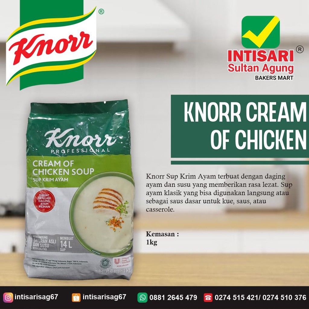 

KNORR CREAM OF CHICKEN 1 KG