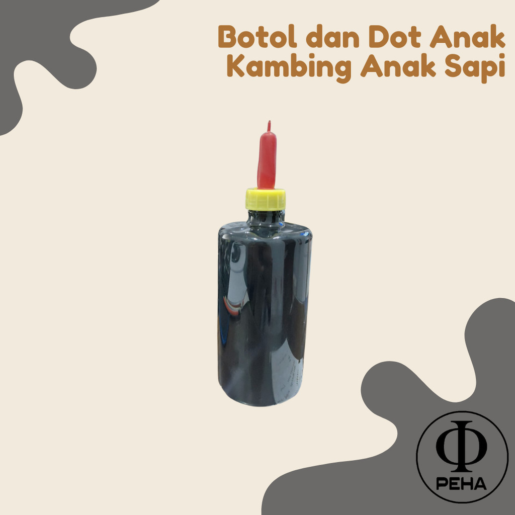 Botol dan Dot Anak Kambing Domba Sapi