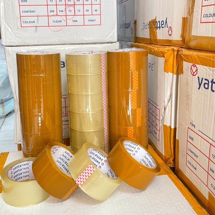 

BENING / COKLAT Lakban Bening Coklat 45mm x 95 yard Lakban Selotip Tape