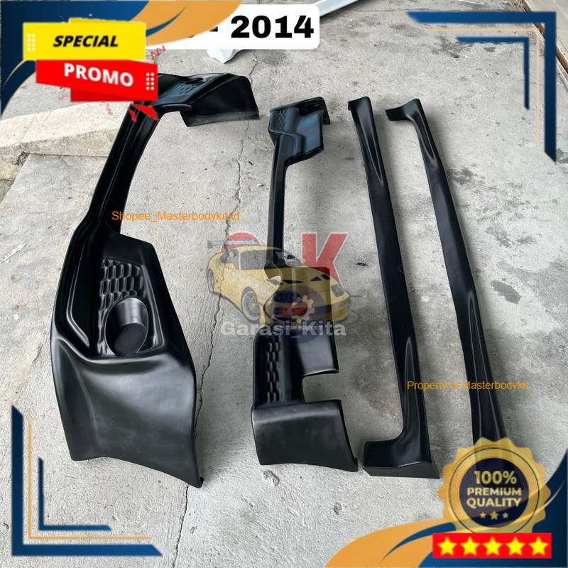 Bodykit Yaris TRD Sportivo 2012 -2014 Duraflex Asli