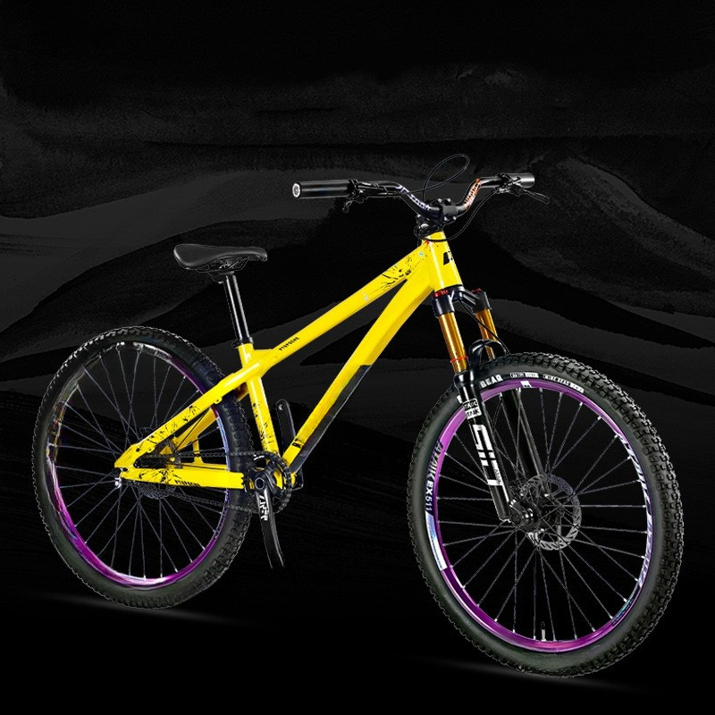Single Speed DJ MTB Bike 26inch Wheelset One Speed BMX Mountain Bikes Hydraulic Disc Brake Thru Axle