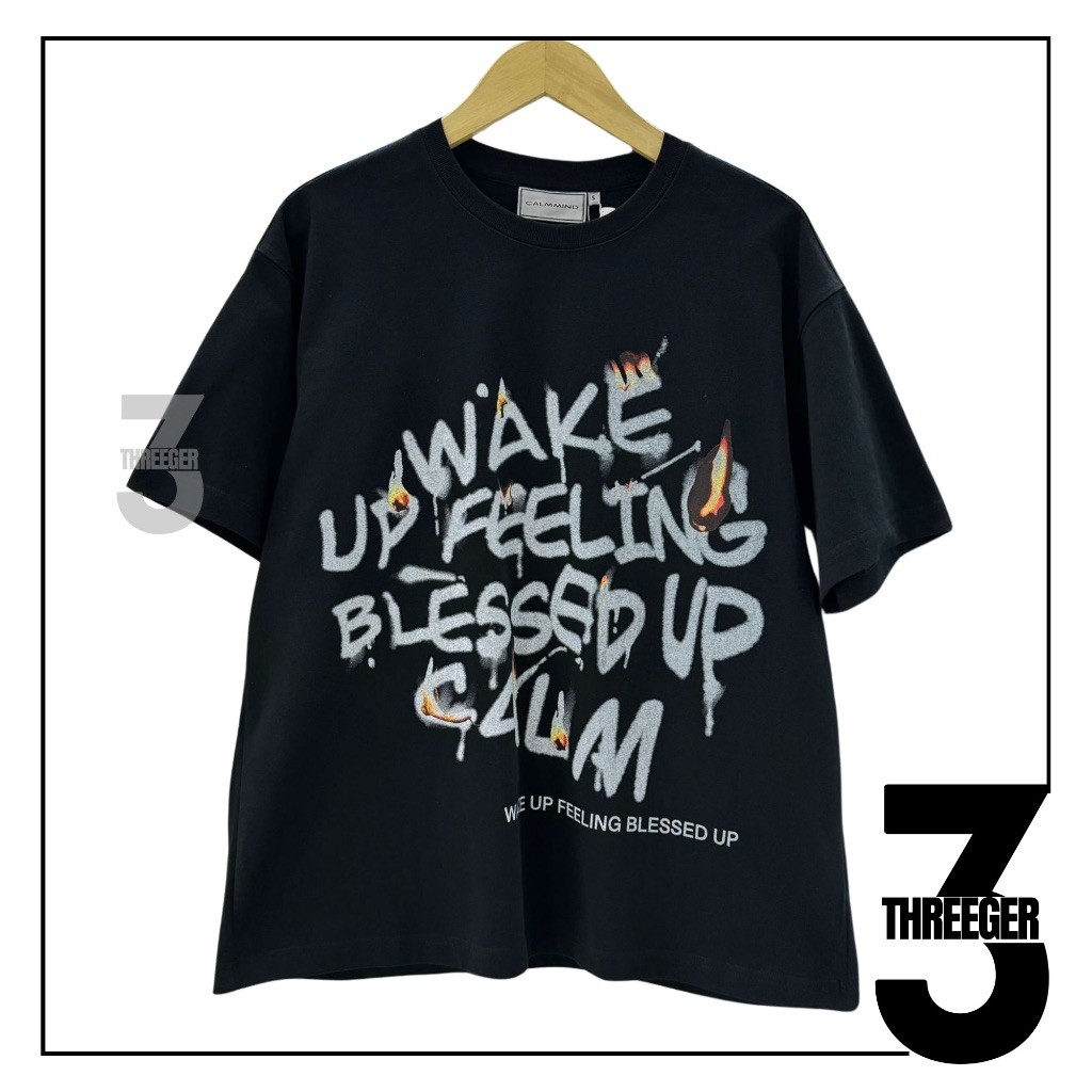 (COD) Calmmind Fire Monster Tee Black Original / Calm Mind Original