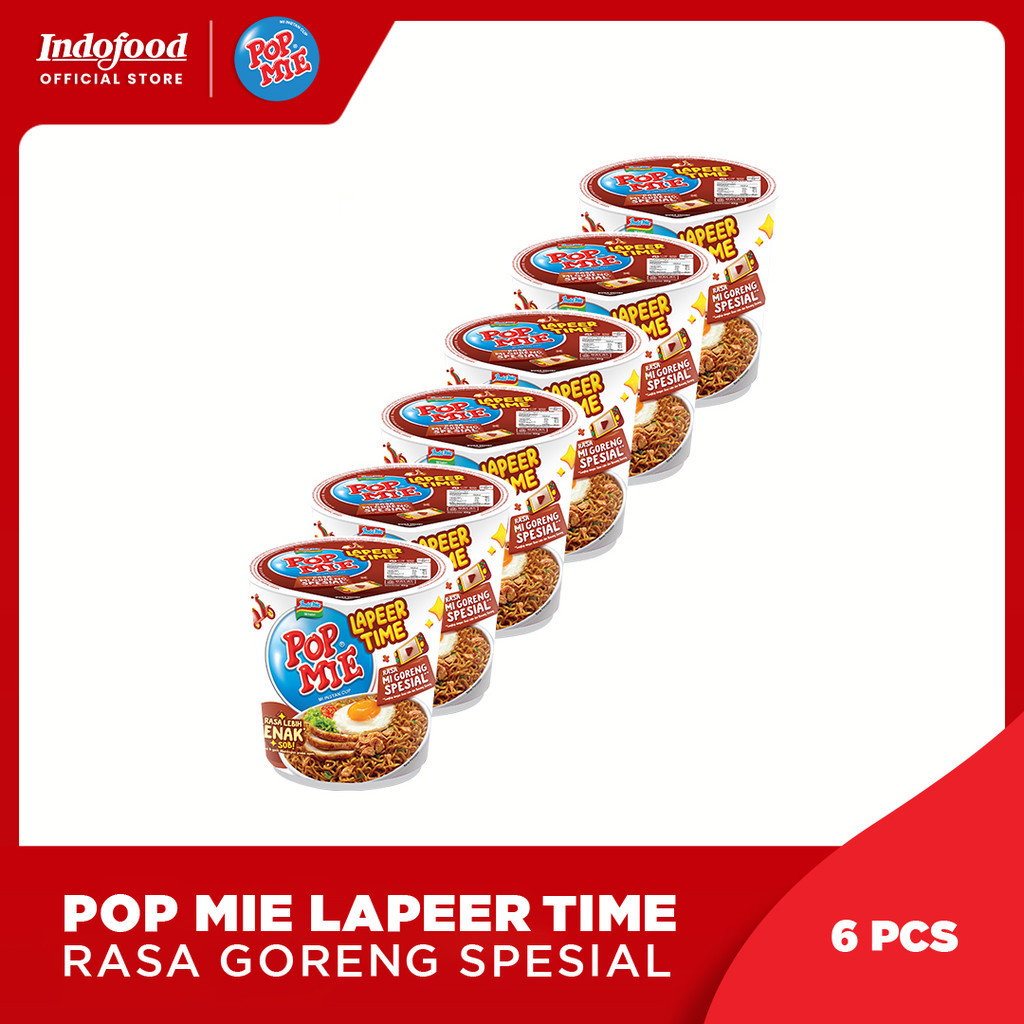 

6 PCS - Pop Mie Goreng Spesial Lapeer Time 75 Gr