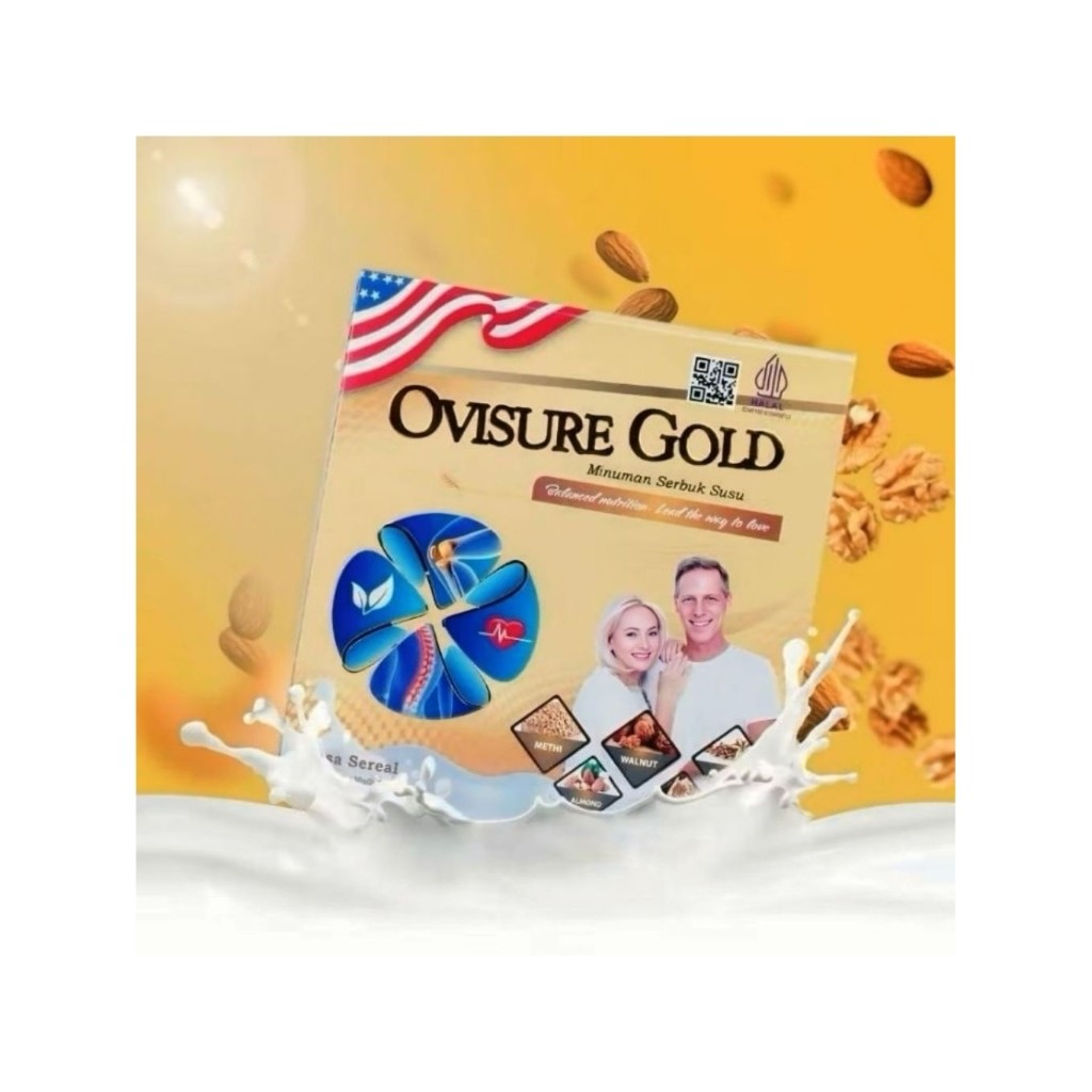 

OVISURE GOLD ASLI ORIGINAL MILK SUSU VITAMIN TULANG DAN SENDI NYERI OTOT KERAM KEBAS 12 SACHET