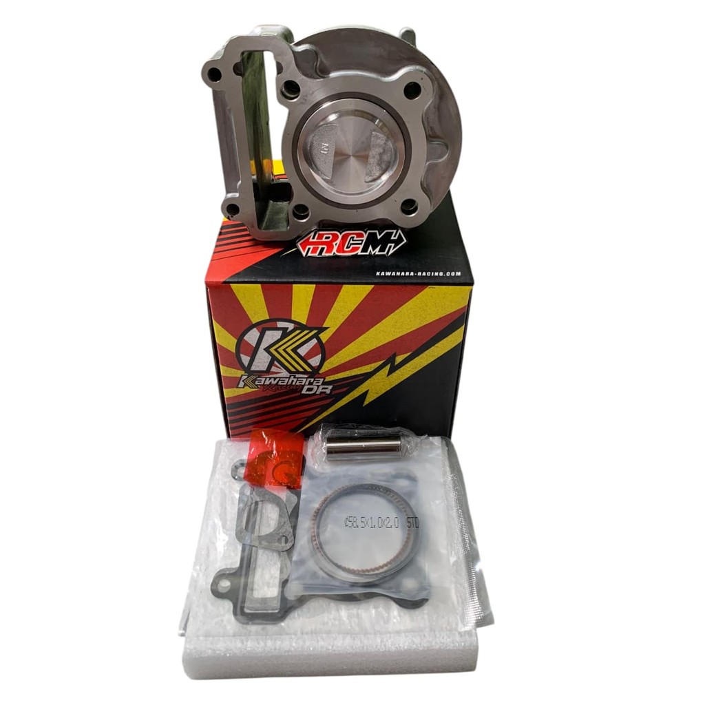 CILINDER SILINDER CYLINDER BLOK BLOCK KIT SET MA PISTON RING N PEN MIO AKRBU CARBU SMILE SPORTY SOUL