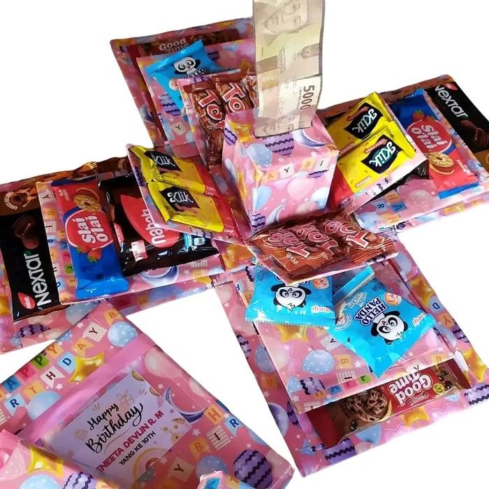 

EXPLOSIONS BOX/BOX SNACK KADO ULTAH - -, -