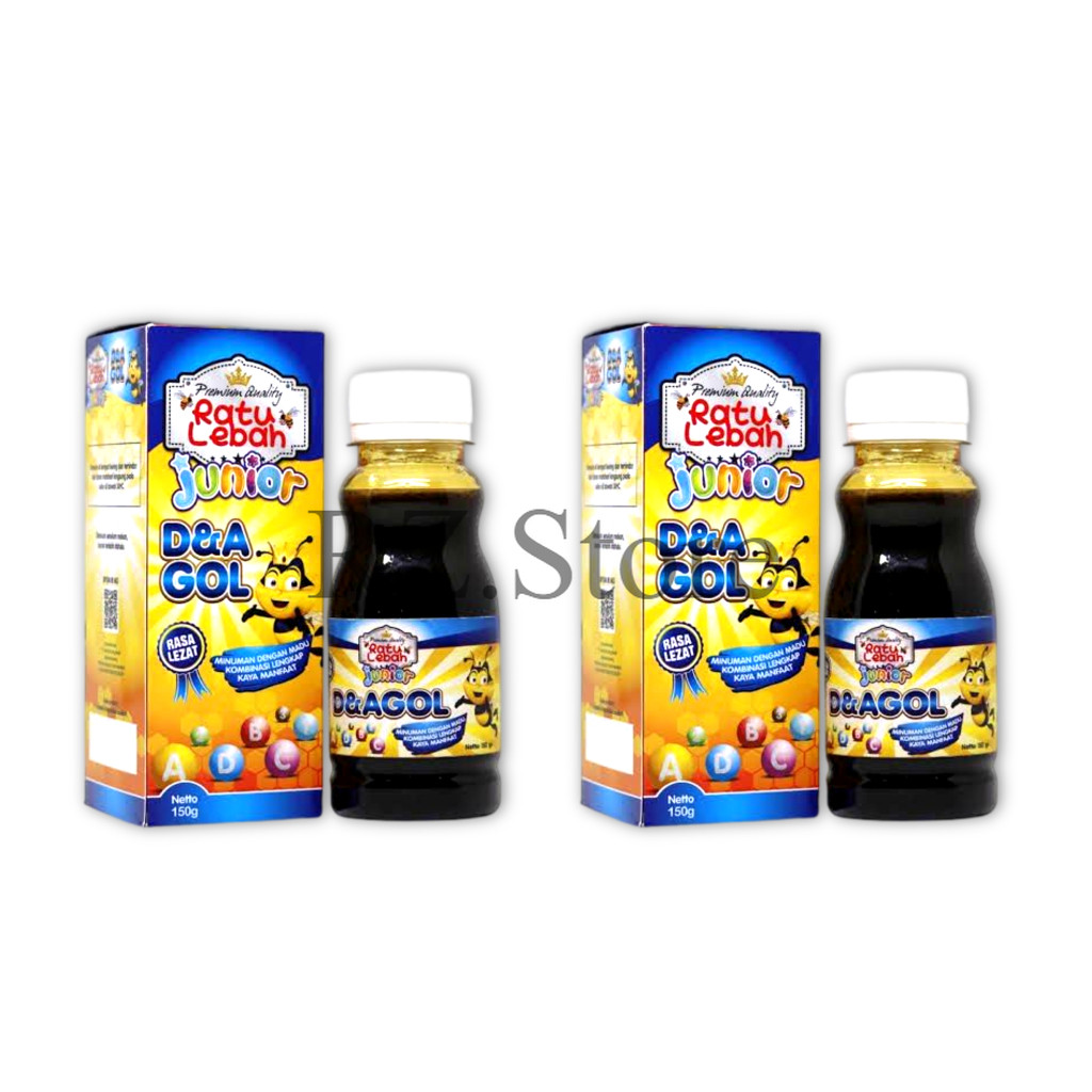 

2 PCS Madu Anak Ratu Lebah Junior D&A Gol 150g – DHA & Omega-3 Original
