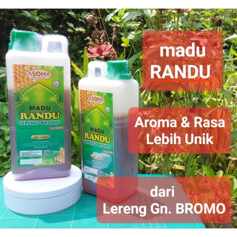 

ASOHA Madu Randu BROMO 1kg Asli Murni | FULL NEKTAR RANDU | Obati Asam Lambung