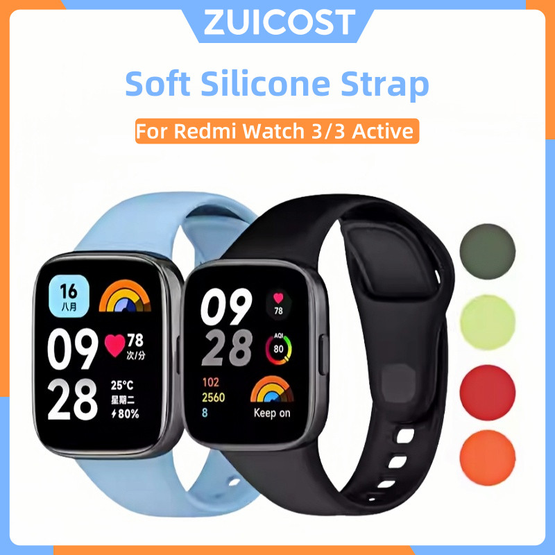 Strap For Redmi Watch 3 ACTIVE Silikon Tali Xiaomi Redmi Watch 3 Strap Tali Jam Xiaomi Redmi Watch 3