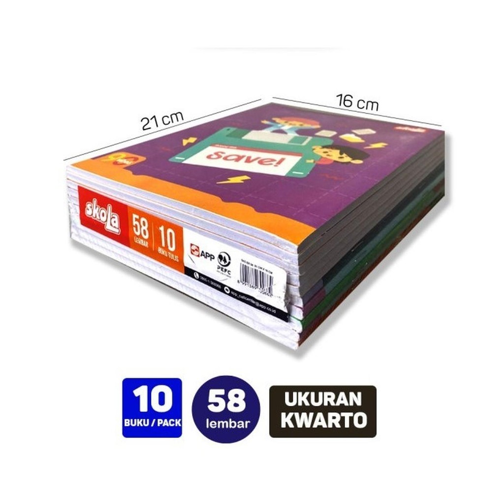 

Skoola58 Buku Tulis By Sidu Sekolah Skoola