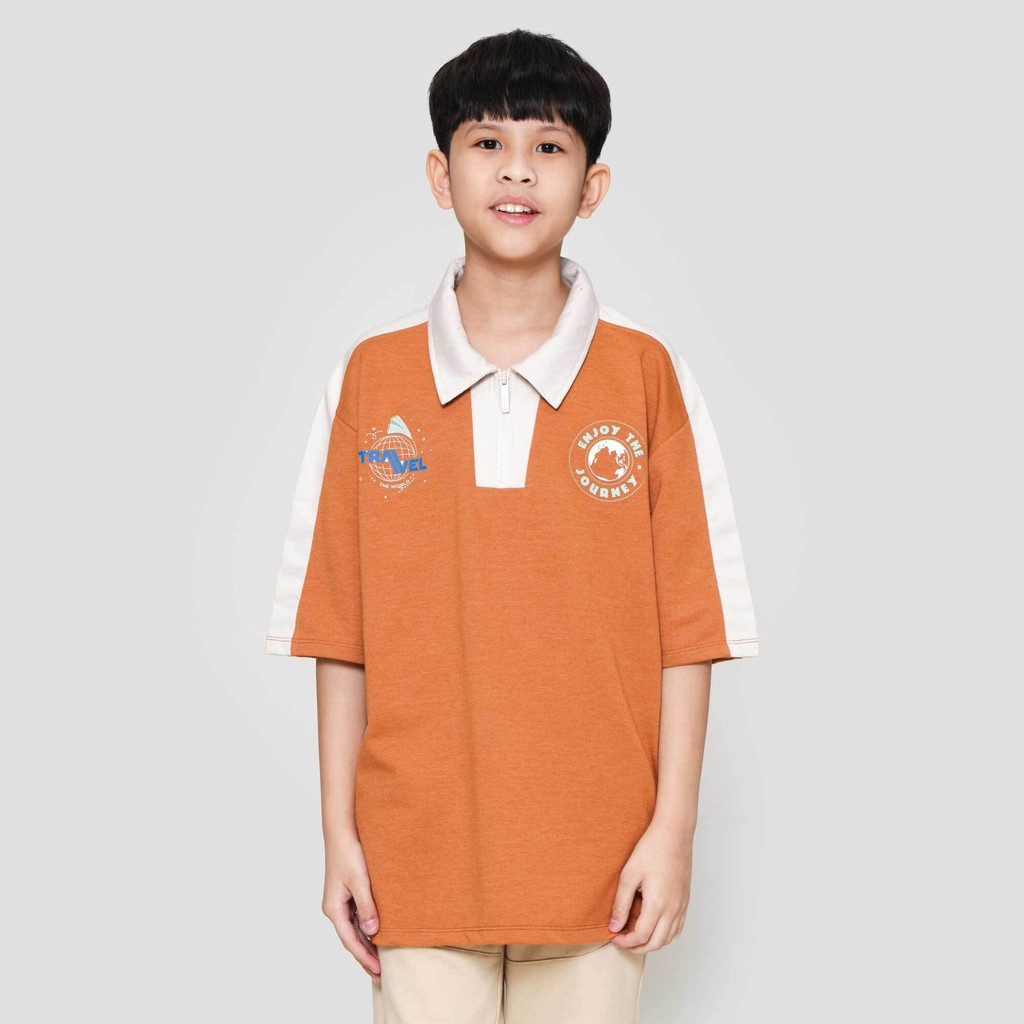 Nevada Half Zipper Sweater Anak Laki-laki 122878281