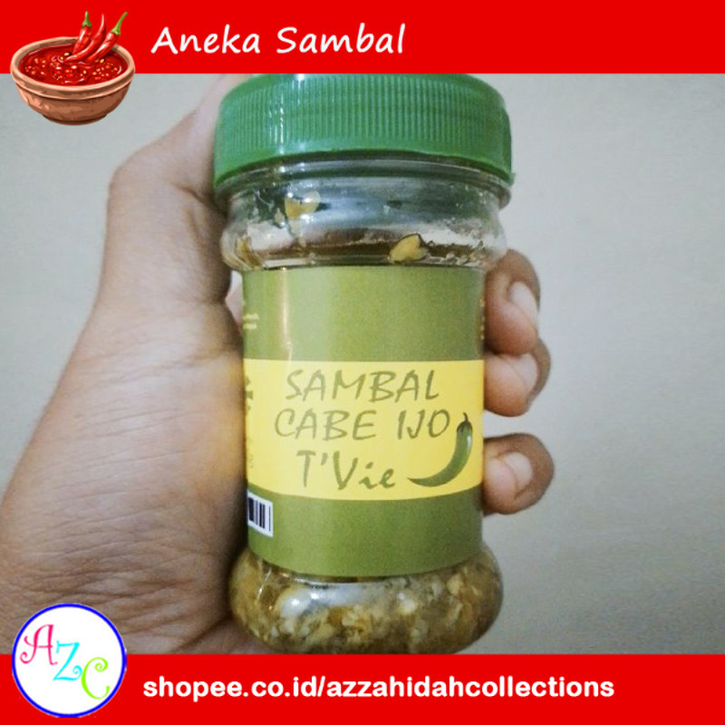 

Sambal Ijo - Sambal Rumahan - Sambal Padang - Sambal Homemade - Halal - Tanpa Pengawet azc-ANS