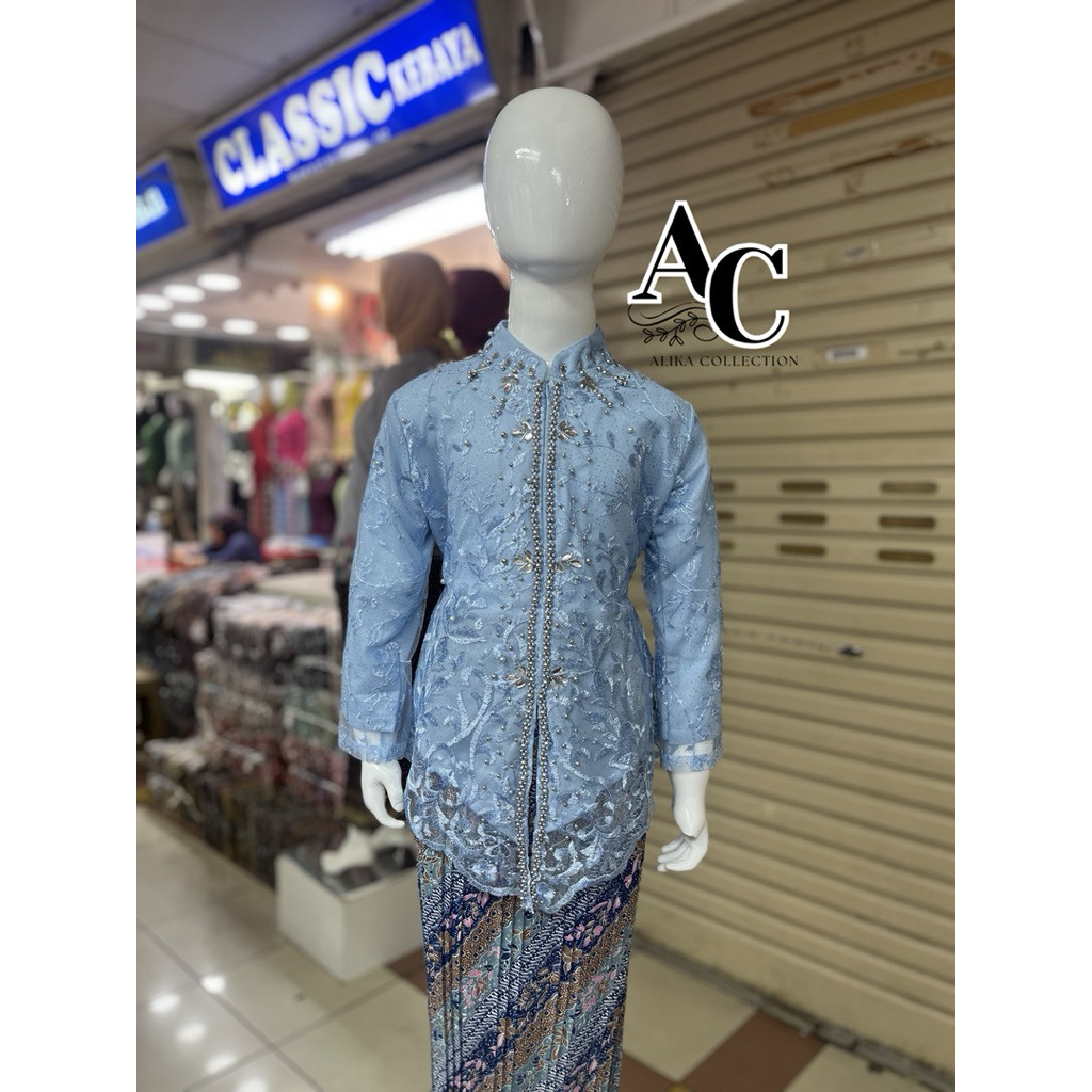 JOVSHOP Kebaya Ncim Sanghay Anak/kebaya anak anak/kebaya kartini anak/kebaya wisuda anak/kebaya seko