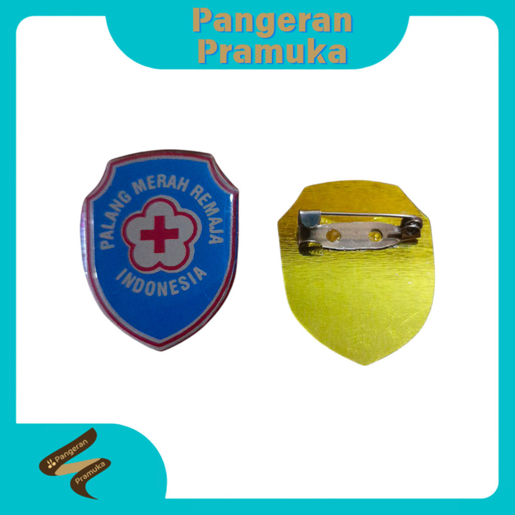 Pin Pmr Madya Biru Resin Tebal Bros Premium