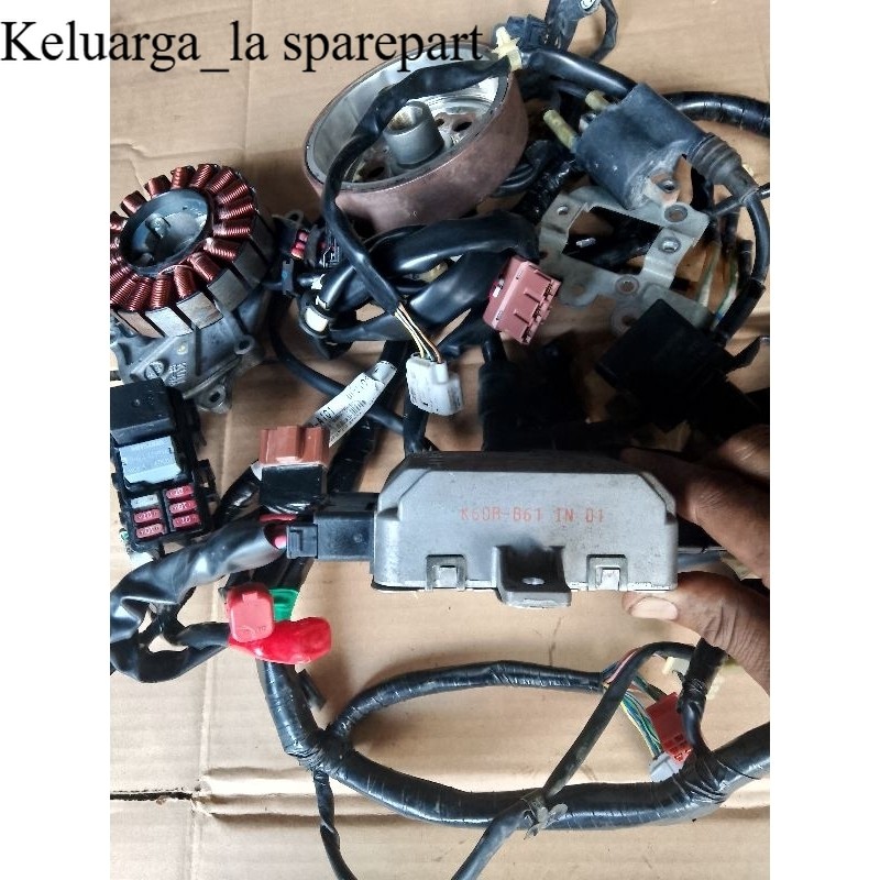 ACG PENGAPIAN FULSET ECU KABEL BODY MAGNET SPULL RUMAH SEKRING ALL NEW VARIO 125 NEW ORIGINAL SECOND