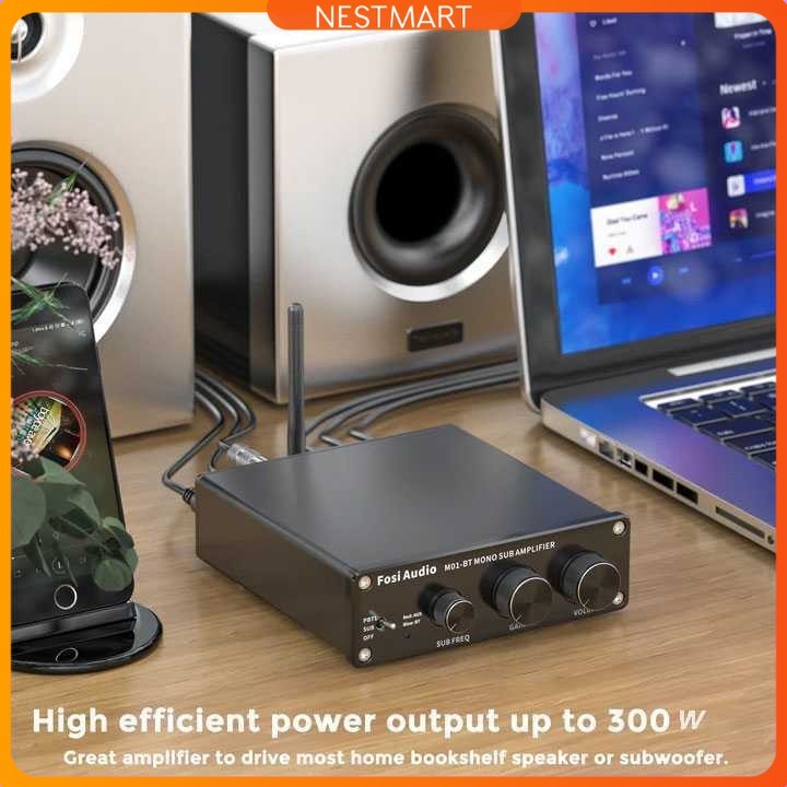 Fosi Audio Subwoofer Amplifier Mono Channel 300W TDA7498E - M01-BT