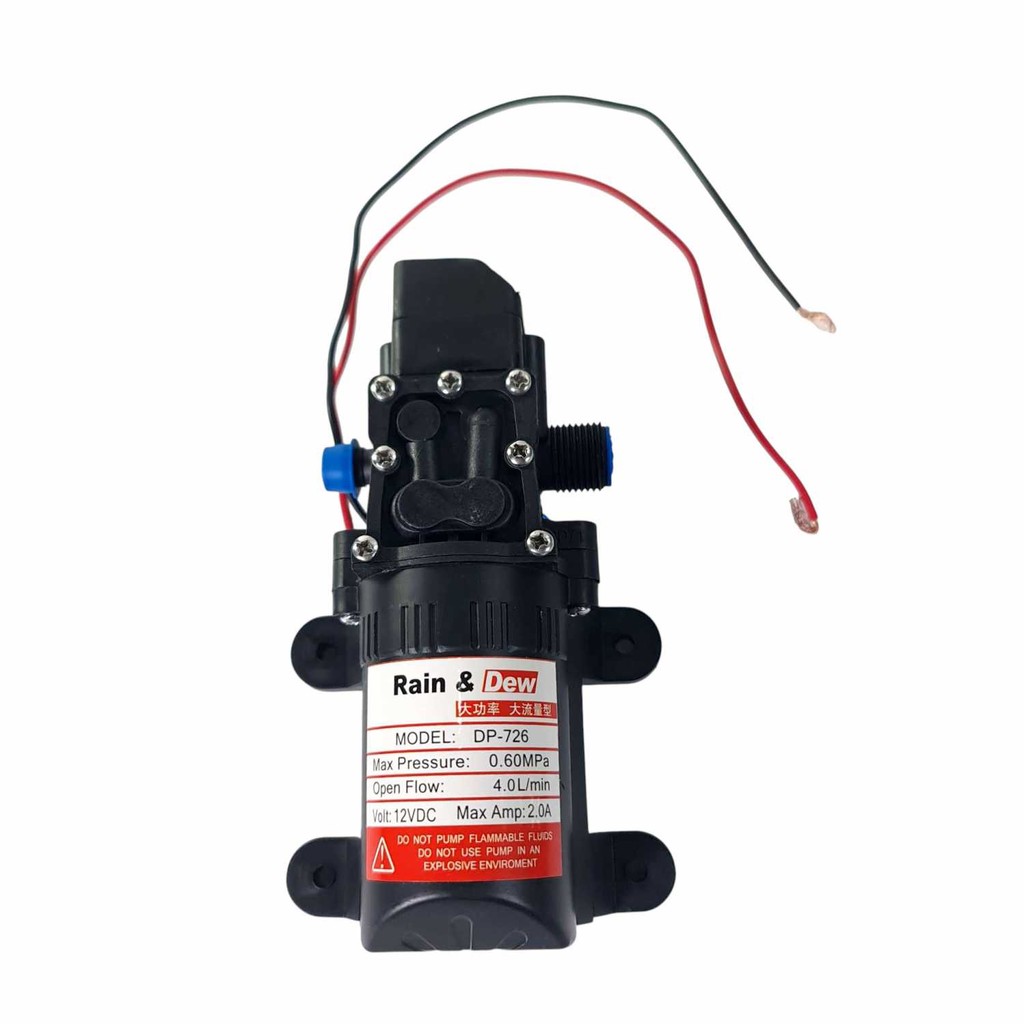 Pompa Air DC 12v Elektrik Portable High Pressure Water Pump 12 Volt