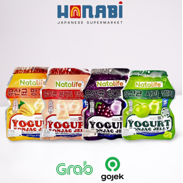 

NataLife Yogurt Konjac Jelly Rasa Buah 300g - Jeli 1Pack isi 15pcs Made In Malaysia