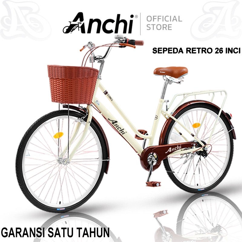 atelierautomobileengine Anchi 【Lima tahun garansi】Sepeda Dewasa Ukuran 24/26/27,5 Inch basikal Seped