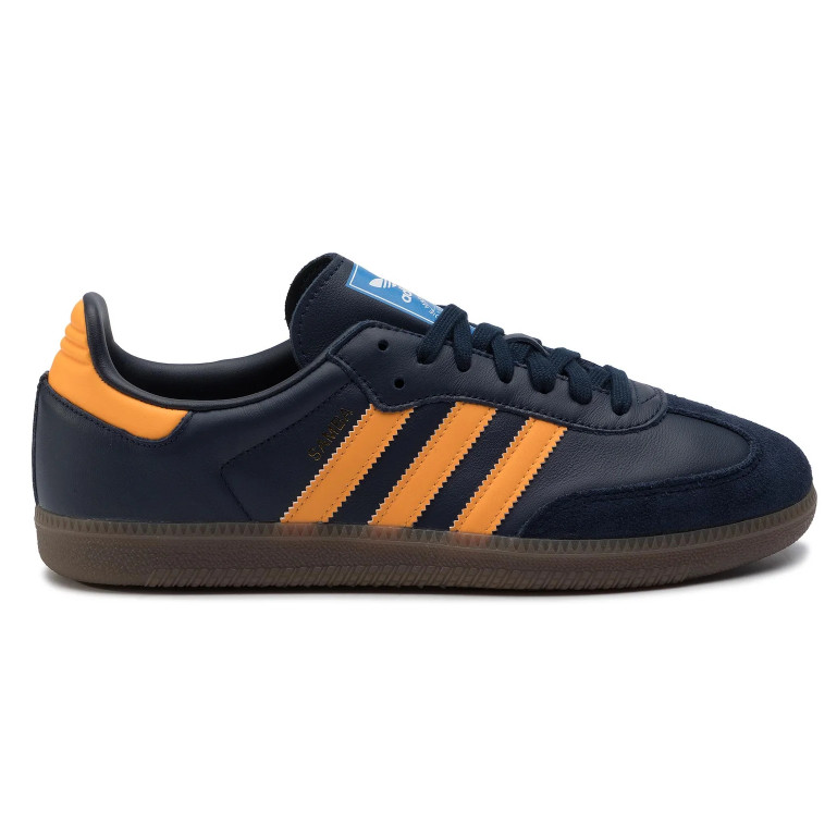 Adidas Samba OG Collegiate Navy Orange Original