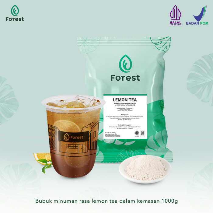 

FLAVORYA Bubuk Minuman Teh LEMON TEA Powder 1000 gr - FOREST