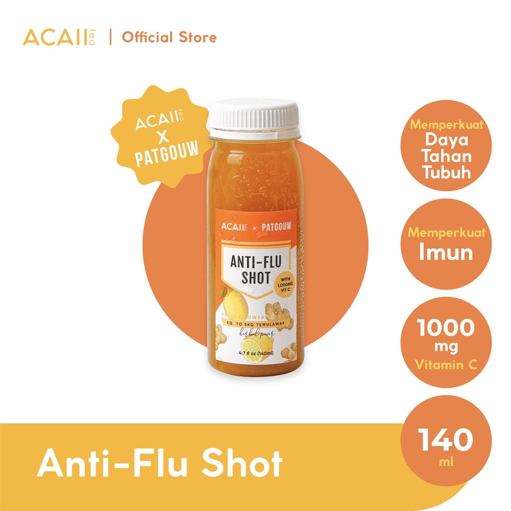 

Acaii Tea x Patgouw Anti-flu Shot with Vit C (140ml)