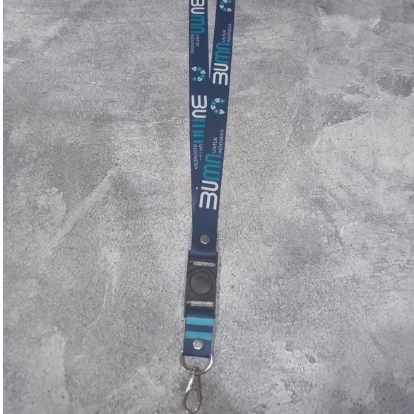 Tali Lanyard ID CARD BUMN BIRU