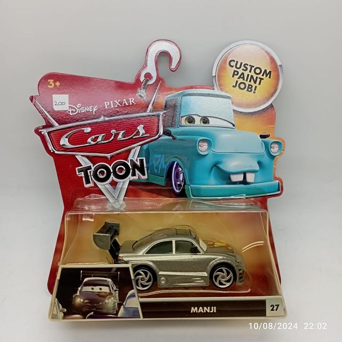 MAINAN... Disney Pixar Cars Toon Manji Mattel Diecast 1:55